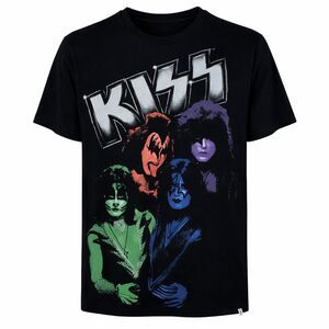 LIVE NATION MERCHANDISE KISS CONCERT  COLORFUL CREWNECK T-SHIRT SIZE SMALL